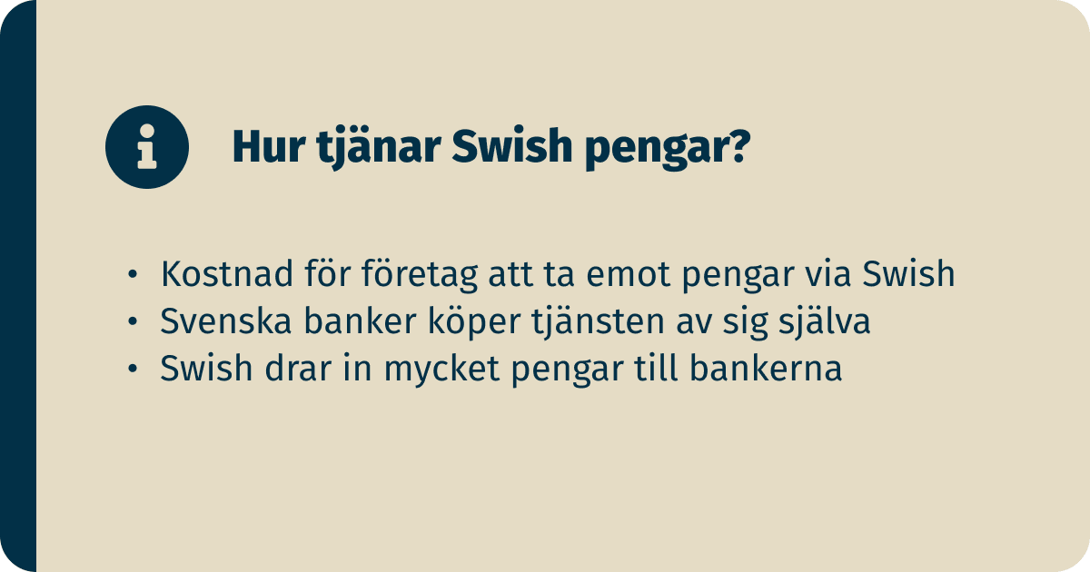 hur swish tjänar pengar