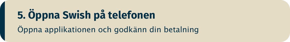 steg 5 - öppna swish i telefonen