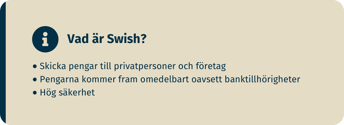 Svar på vad Swish är