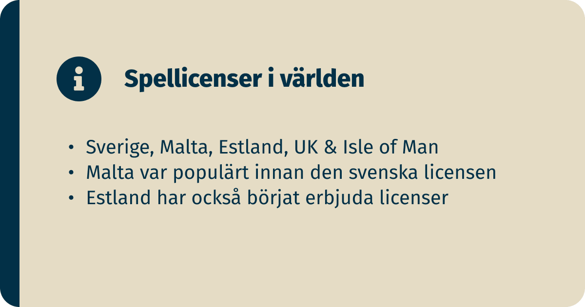 casino licenser i världen